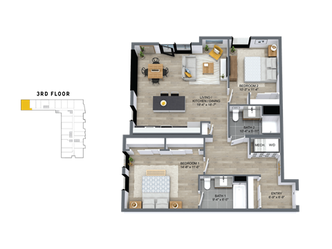 1744 N Western Ave Studio-3 Beds Apartment for Rent - Photo Gallery 70